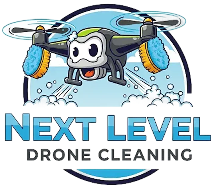 Animated drone character logo