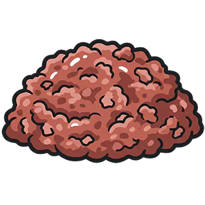 Ground beef illustration