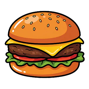 Cheeseburger illustration
